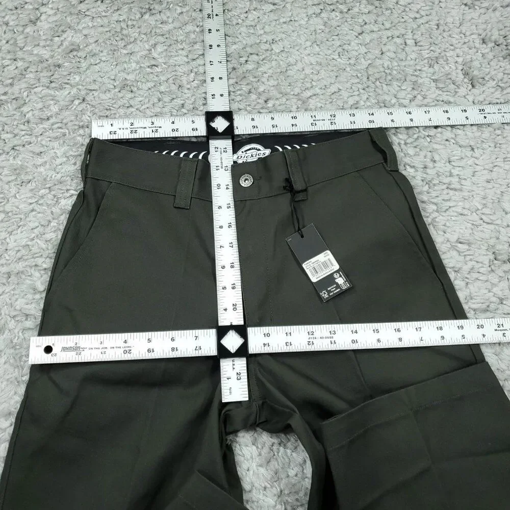 Dickies Skateboarding Spitfire Woven Twill Green Double Knee Men's Pants 30x32